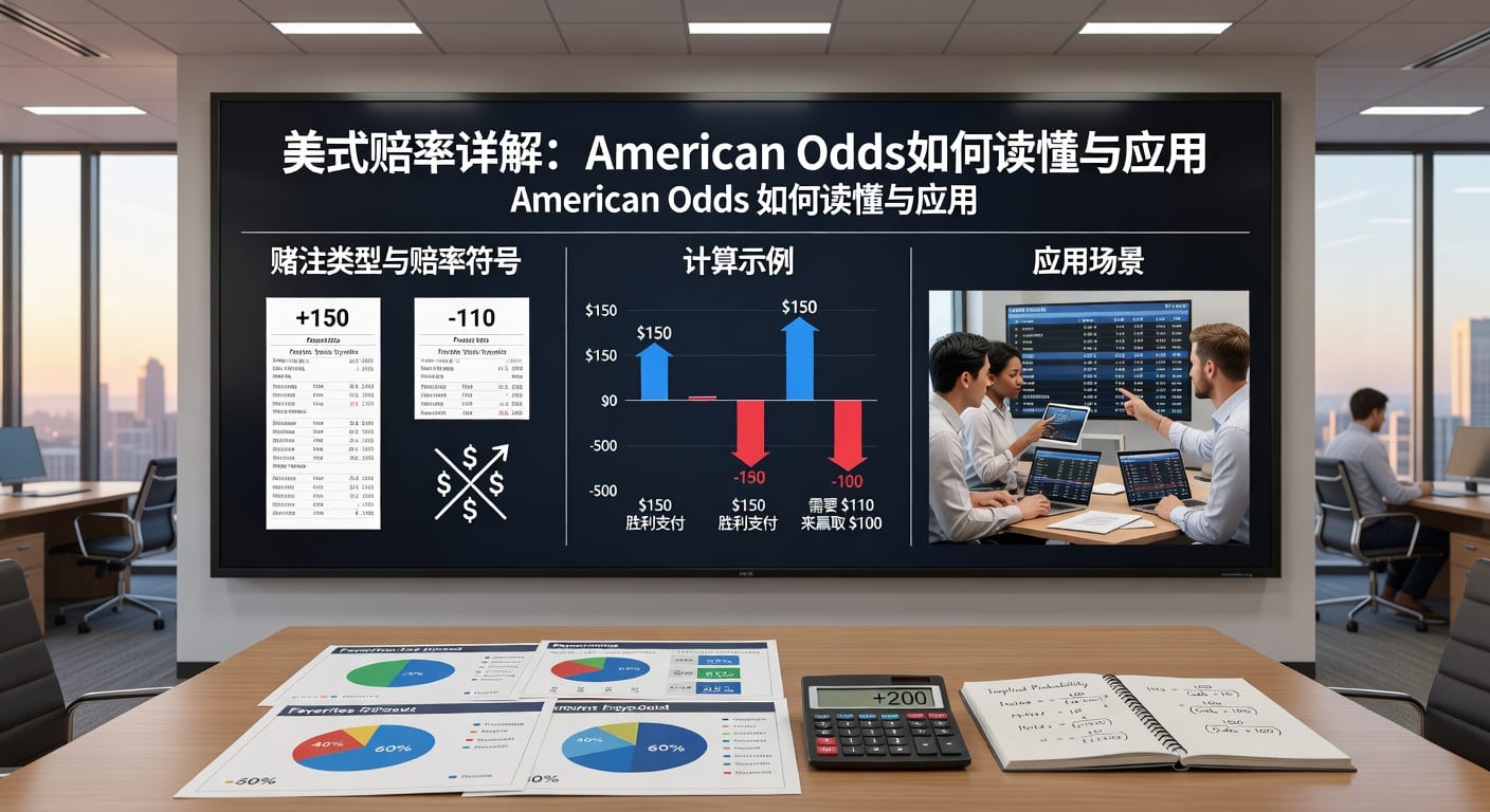 美式赔率 American Odds 详解：资深分析师带你玩转体育博彩 - 企鹅体育