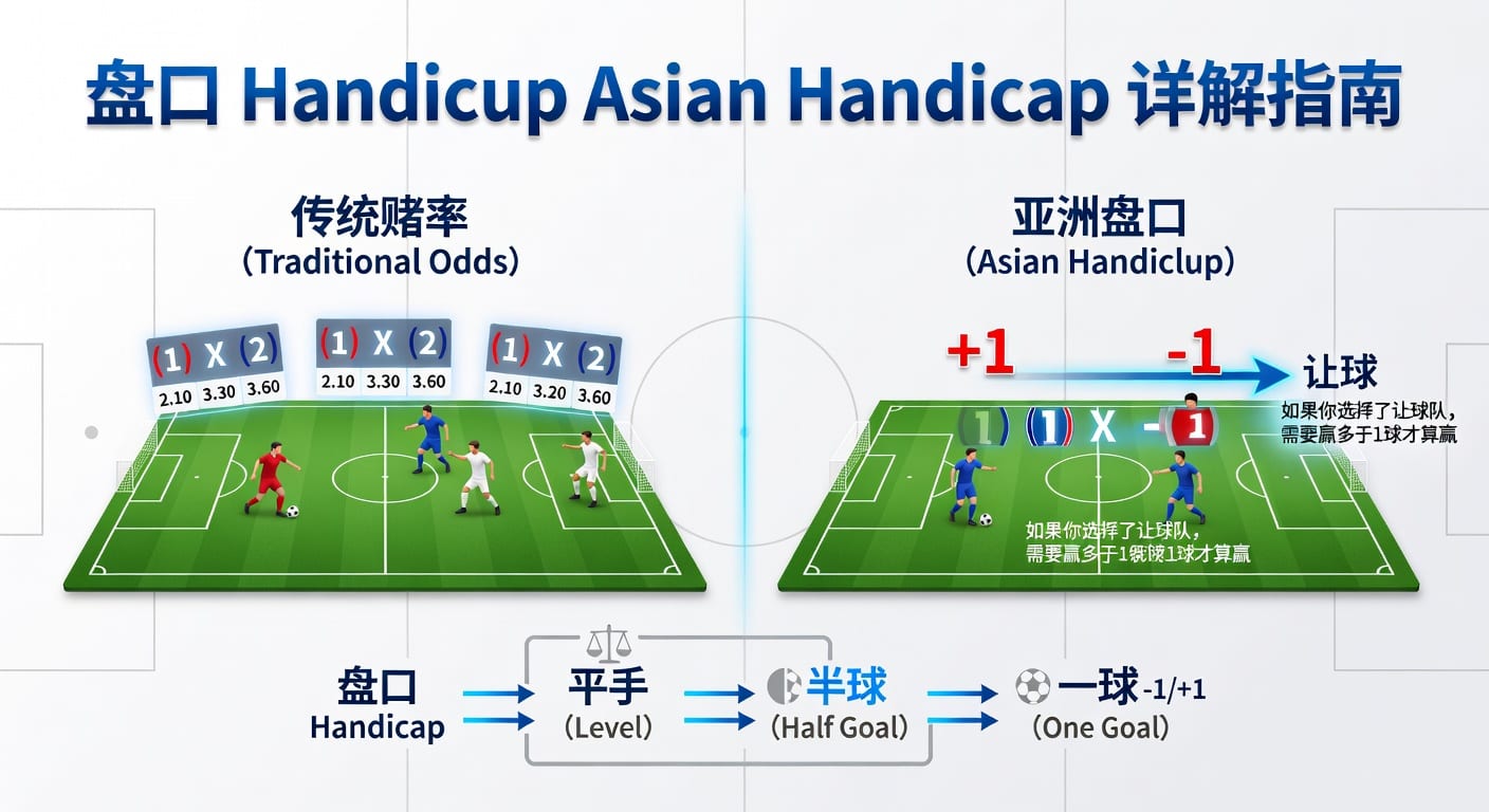 亚洲盘Asian Handicap：足球博彩深度解析与实战技巧