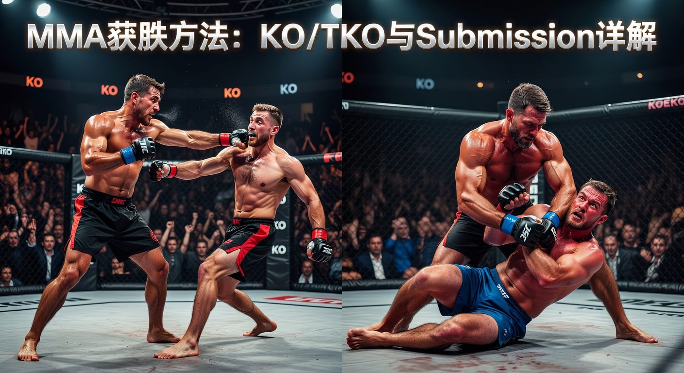 MMA方法 method of victory KO/TKO Submission解析