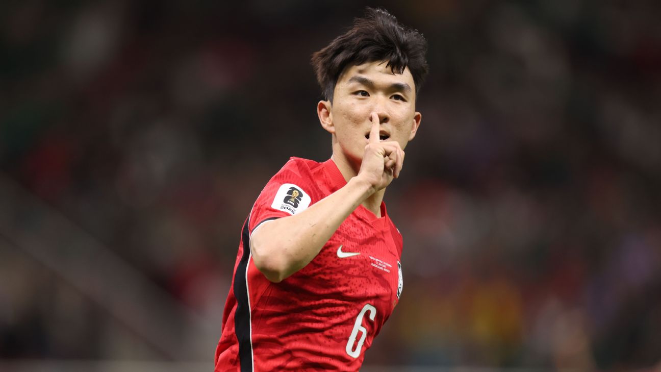 韩国2-1逆转捷克迎世界杯开门红
